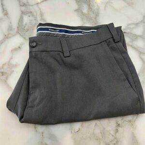 Haggar Grey Dress Pants 38x30 Cool Right Performance Pant